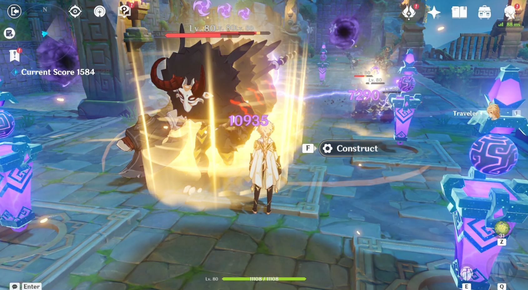 Add Binding Mechanici when Blazing Axe Mitachurls are near the slot (Image via Genshin Impact)